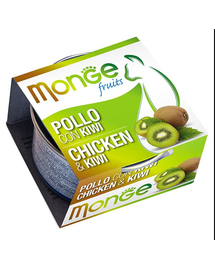 MONGE Fruit hrană umedă pentru pisici, cu pui și kiwi 80 g