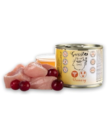 GUSSTO Hrana completa pentru pisicile suferinde de urolitiaza, 200 g