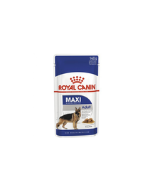 Royal Canin Maxi Adult Hrana Umeda Caine talie mare 10x140 g