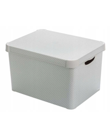 CURVER Deco Cutie depozitare cu capac Stockholm L Dots