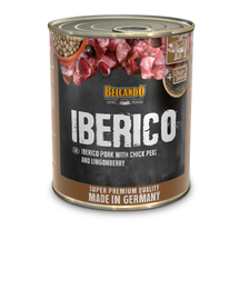 BELCANDO Super Premium hrana umeda pentru caini, porc iberic cu naut si merisoare de munte, 800 g