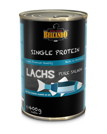 BELCANDO Single Protein hrana umeda pentru caini, cu somon, 400 g