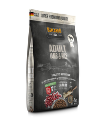 BELCANDO Adult hrana uscata pentru cainii adulti sensibili, cu miel si orez, talie M-XL, 4 kg
