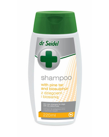 DR SEIDEL șampon gudron biosulf câini seboree grasă 220 ml