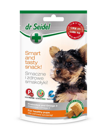 DR SEIDEL gustări pentru căței cu prebiotice și Omega-3 90 g