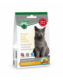 DR SEIDEL gustări pisici pentru piele și blană cu zinc 50 g