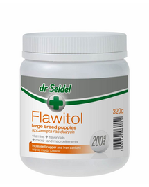 DR SEIDEL Flawitol căței rase mari dezvoltare oase și articulații 200 tablete