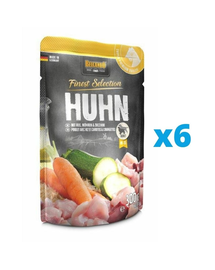 BELCANDO Finest Selection hrana umeda pentru caini, cu pui si orez, morcov si dovlecei 6x300 g