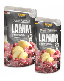 BELCANDO Finest Selection hrana umeda caini adulti, cu miel si merisoare 300 g