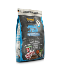 BELCANDO Junior Poultry hrana uscata fara cereale pentru juniori, talie M-XL, 4 kg