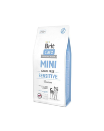 BRIT Care Dog Mini Grain Free Sensitive hrana uscata caini adulti de talie mica, cu vanat 2 kg