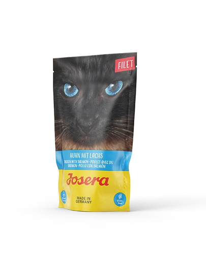 JOSERA Hrana umeda pentru pisici, cu file de pui cu somon, 70 g