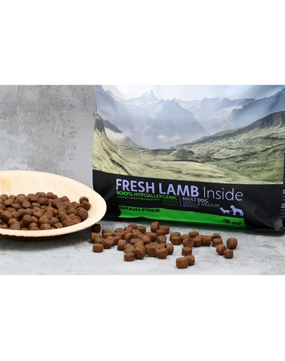 COUNTRY&NATURE Lamb with Turkey Recipe Hrana uscata pentru caini adulti de talie mica si mijlocie, cu miel si curcan 100 g
