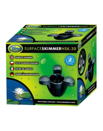 AQUA NOVA Filtru de suprafata Skimmer, putere 45 W Qmax 2500 l / h