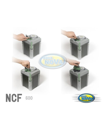 AQUA NOVA Filtru extern NCF-600, pentru acvariu pana la 150l