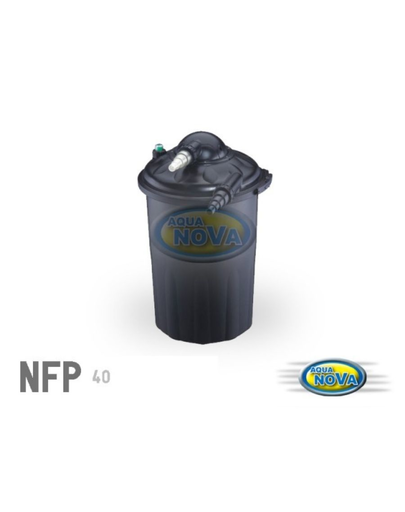 AQUA NOVA filtru cu presiune 40L, cu lampă UV 24W încorporată, putere 20000L