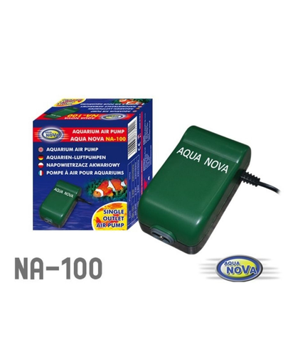 AQUA NOVA Pompa de aer pentru acvariu, capacitate 100l