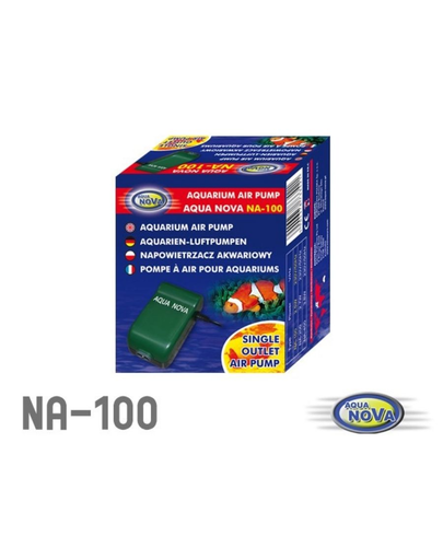 AQUA NOVA Pompa de aer pentru acvariu, capacitate 100l
