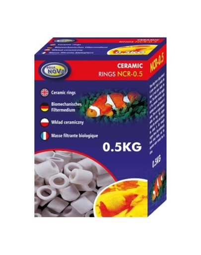 AQUA NOVA Cartus de ceramica pentru acvariu, 0,5kg, NCR-0,5
