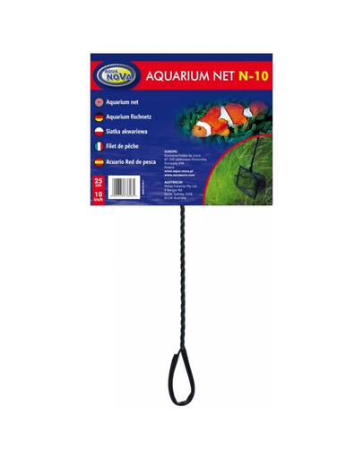 AQUA NOVA Plasa pentru prinderea pestilor din acvariu, 25 cm