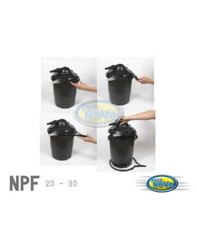 AQUA NOVA Filtru de presiune, 20L, cu Lampa UV 9W