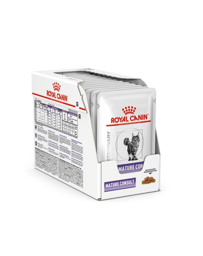 ROYAL CANIN VHN Cat Mature Consult 12 x 85g hrana umeda dietetica pentru pisici cu varsta peste 7 ani