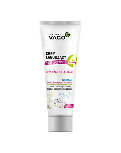 VACO ECO Cremă pentru copii, calmează efectele mușcăturilor de insecte 75 ml