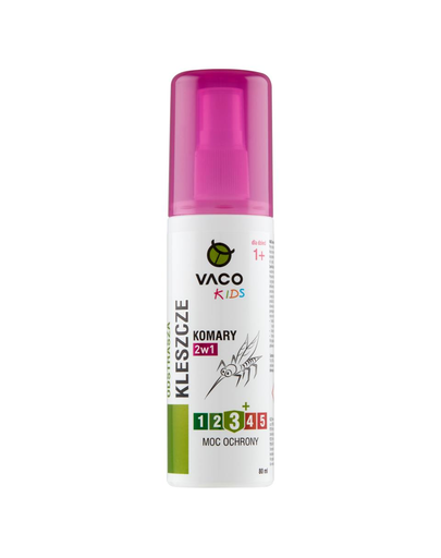 VACO Lichid pentru căpușe, țânțari și muște (pentru copii) 80 ml