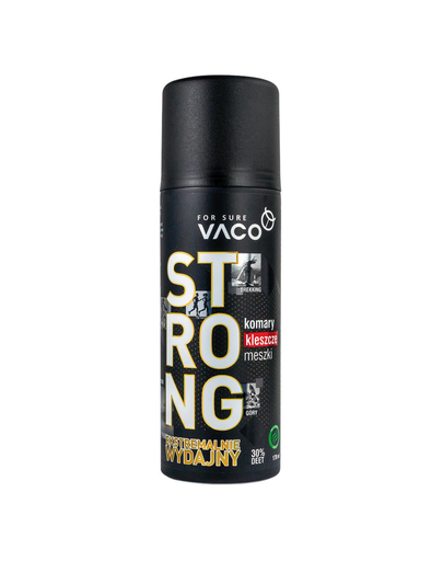 VACO STRONG pentru căpușe, țânțari și muște negre DEET 30% + Citriodiol 170 ml
