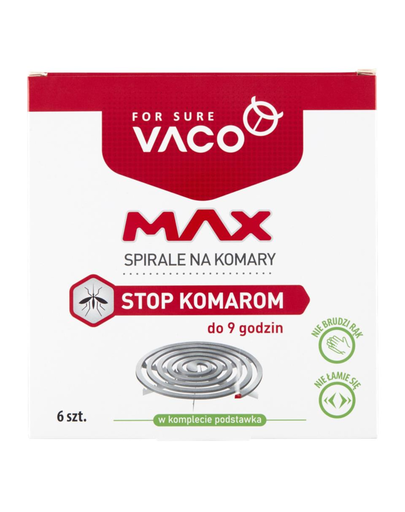 VACO Spirale pentru țânțari MAX 6 buc.