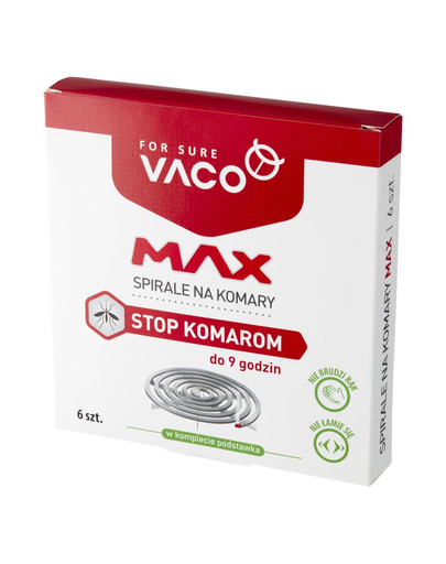 VACO Spirale pentru țânțari MAX 6 buc.