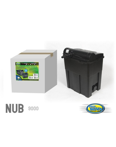 AQUA NOVA Filtru de preaplin Nub-9000, capacitate 48 l + Lampă UV, 9 W