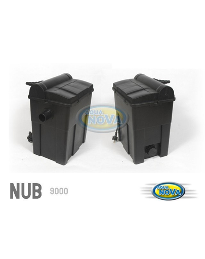 AQUA NOVA Filtru de preaplin Nub-9000, capacitate 48 l + Lampă UV, 9 W
