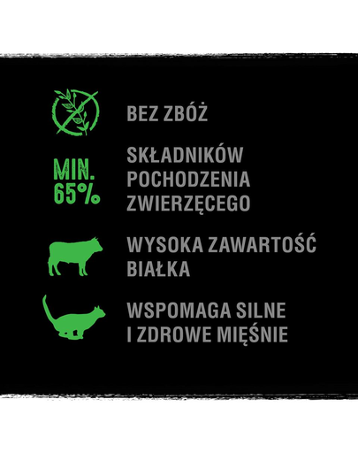 CRAVE hrana umeda fara cereale pentru pisici adulte, pate de miel si vita 24 x 85g
