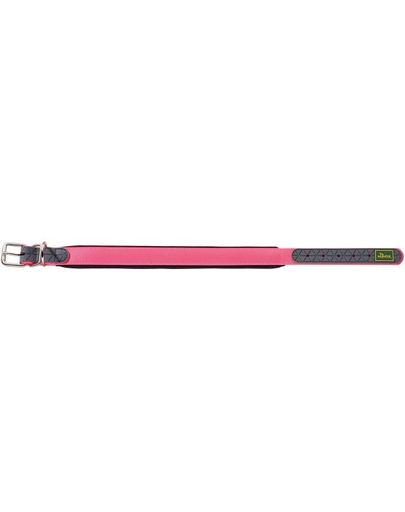 HUNTER Convenience Comfort Zgarda pentru caini, marimea M-L (55) 42-50/2,5cm roz neon
