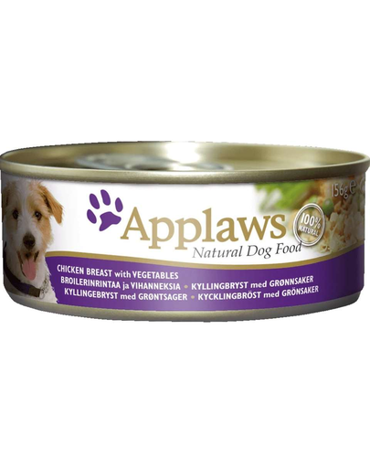 APPLAWS Hrană umedă cu pui și legume 156 g