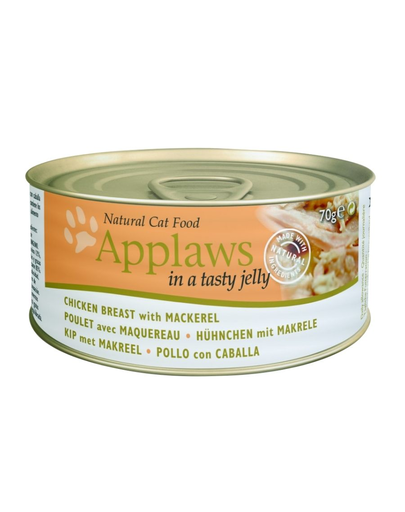 APPLAWS pui și macrou în aspic 70 g