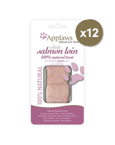 APPLAWS Cat recompensa, somon in sos propriu 12 x 30 g