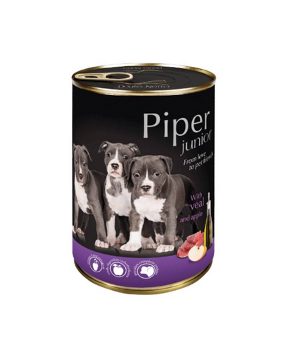DOLINA NOTECI PIPER Junior cu vițel și măr 400 gr