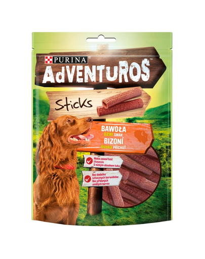 PURINA Adventuros Sticks recompense pentru caini adulti 6x120g