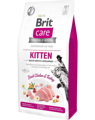 BRIT Care Cat Grain-Free Kitten Growth & Development hrana uscata pentru pui de pisica sau femele gestante 400 g