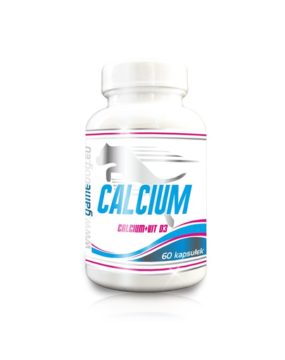 GAME DOG Calcium+D3 Supliment alimentar pentru caini in perioada de crestere 60 tab.