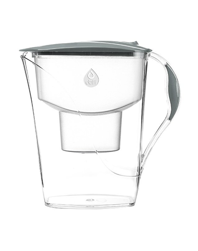DAFI Luna Unimax Vas filtrant 3,3 L, gri-oțel + 2 cartușe