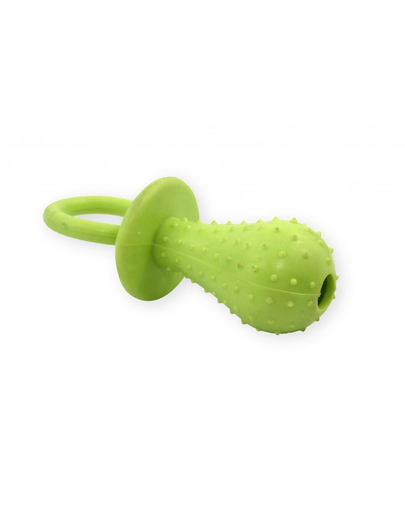 PET NOVA DOG LIFE STYLE Jucarie suzeta pentru caini, 14cm, galbena, aroma de menta