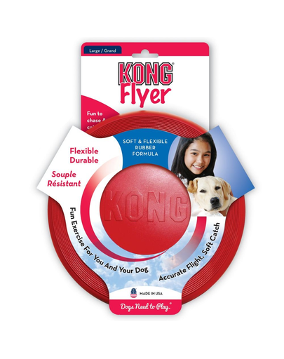 KONG Flyer Frisbee L pentru caini 23 cm
