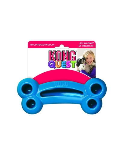 KONG Quest Bone L jucarie pentru recompense pentru caini