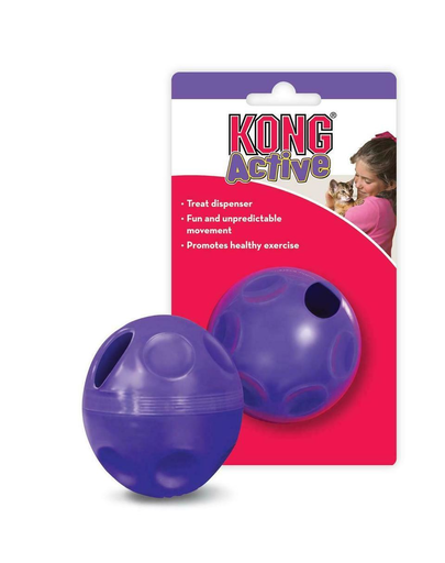 KONG Cat Treat Dispensing Ball minge pentru recompense pentru pisici
