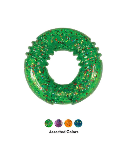 KONG Squeezz Confetti Ring Assorted L