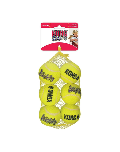 KONG SqueakAir Balls M 6 buc minge tenis pentru caini