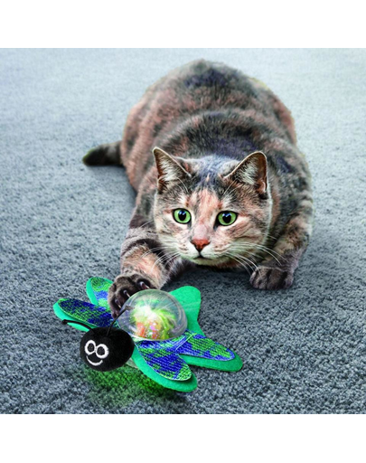 KONG Cat Bat-A-Bout Flicker Firefly jucarie stralucitoare pentru pisici